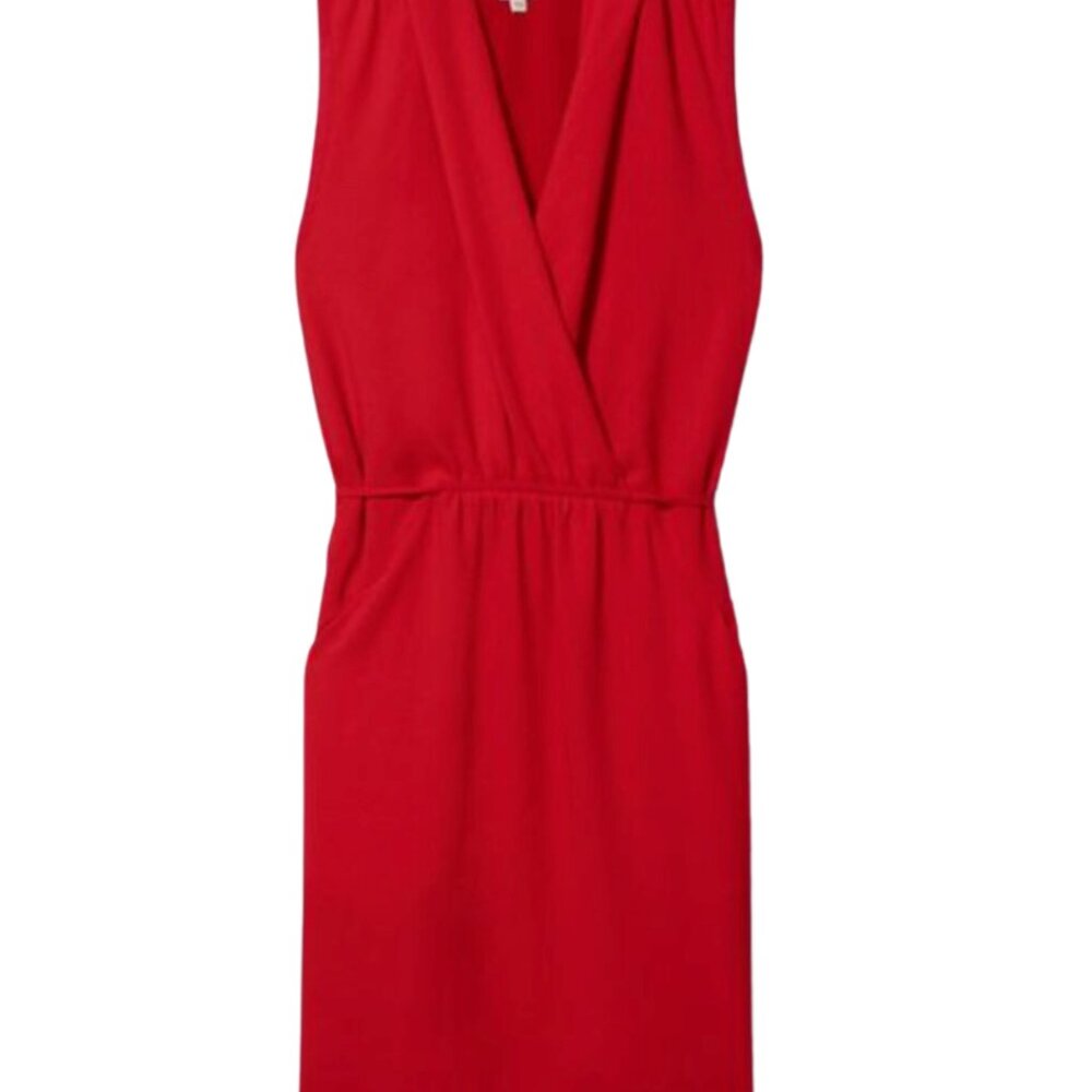 Aritzia Red Sabine Dress - Size Small | Chic & Timeless